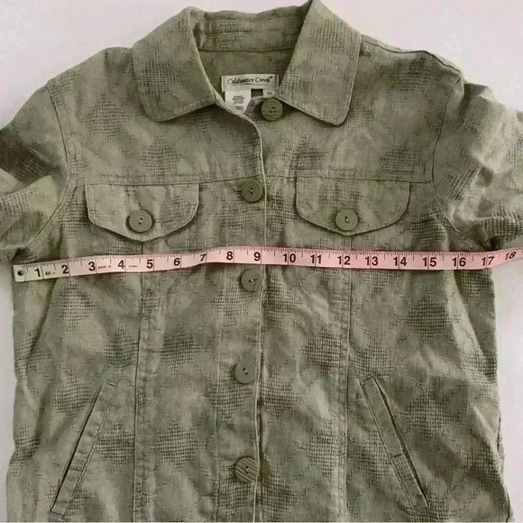 Coldwater Creek Women's Linen Blend Jacket Size XS - Picture 9 of 10